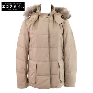 Loro Piana [Excellent Condition] Cashmere Lined Down Jacket with Fur/Hood, Size 40 [Used]