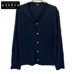 Jil Sander 海軍藍羊毛開襟衫 IM751012 [二手]