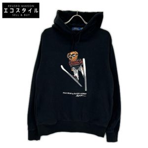 폴로 랄프로렌 710732238002 블랙 폴로 베어 스키 파카 M【중고】