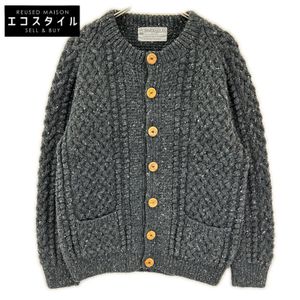 인버알란(Inverallan) 차콜 울 4A 골퍼 가디건 [중고]