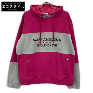 Mark & ​​Lona MLM-3C-AC02 Pink x Gray Altima Fleece Hoodie / Ultima Fleece Hoodie Size 50 [Used]