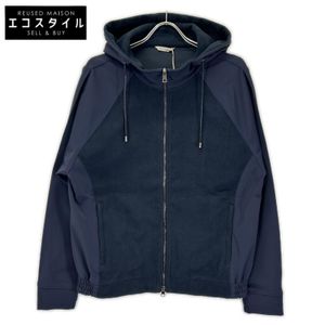 Giabs Archivio 22A PUCCI Navy Polyester Fleece-Docking Zip Hoodie Size 48 [Used]