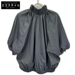 Drawer 65172000015 Dark Gray M.SUMMER Jersey Frill Collar Top 2 [Used]
