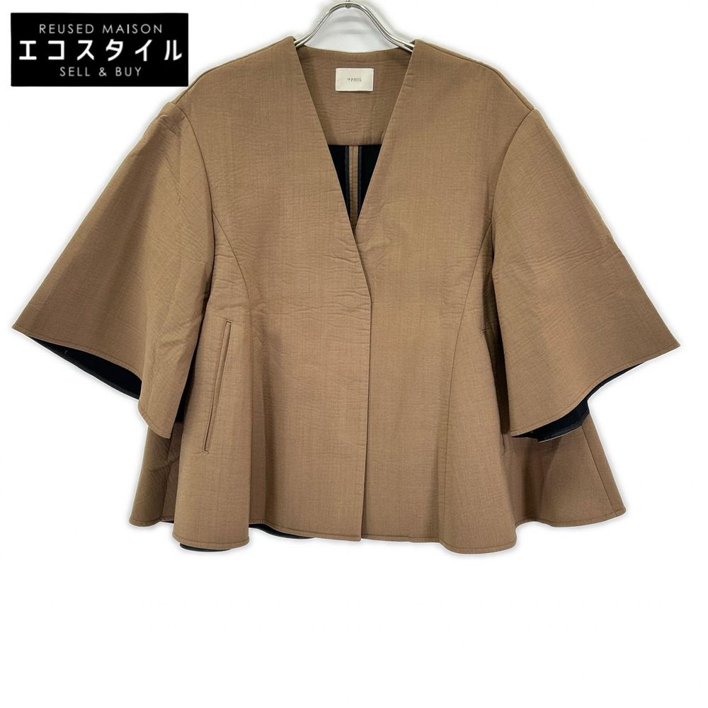 Le Phil 534-5250903 25AW Brown Light Bonding Flare Jacket F [Used]