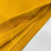 Emilio Pucci 47RI45 黃色羊毛混紡人造絲洋裝 38碼 [二手]