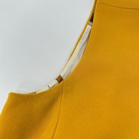 Emilio Pucci 47RI45 黃色羊毛混紡人造絲洋裝 38碼 [二手]