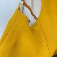 Emilio Pucci 47RI45 黃色羊毛混紡人造絲洋裝 38碼 [二手]