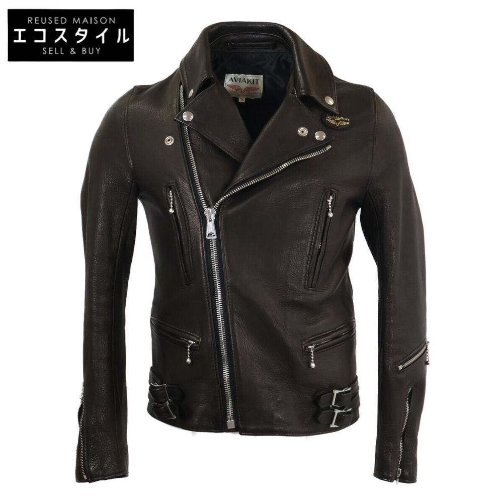 Lewis Leathers，成色極佳，與 The REAL McCOY'S 聯名款，鹿皮，LIGHTNING 騎行夾克，36 碼 [二手]