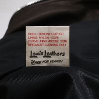 Lewis Leathers，成色極佳，與 The REAL McCOY'S 聯名款，鹿皮，LIGHTNING 騎行夾克，36 碼 [二手]