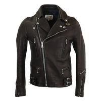 Lewis Leathers，成色極佳，與 The REAL McCOY'S 聯名款，鹿皮，LIGHTNING 騎行夾克，36 碼 [二手]