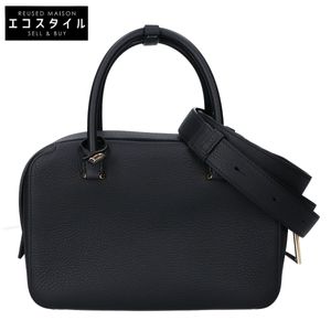 DELVAUX 신품급 트리온 소프트 그레인 레더 쿨박스 MM 2Way 숄더백 【중고】