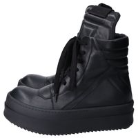 Rick Owens RU02F4868LCO 黑色 MEGA BUMPER GEOBASKET 运动鞋 41【二手】