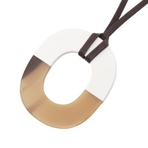 [Used] Hermes HERMES Necklace isumu Leather Necklace Women's Used A