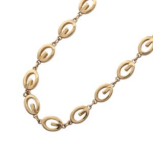 [Used] GIVENCHY Necklace G Logo Chain GP (Gold Plated) Necklace Women's Used A
