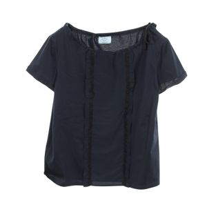 [중고] Prada PRADA 티셔츠/커트소 프릴 디테일 코튼 여성용 Used A