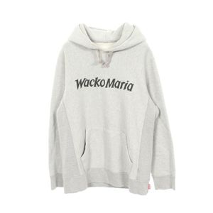 【중고】 WACKO MARIA 후드티 로고 프린트 코튼 후드티 남성용 Used A
