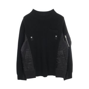 [중고] sacai 니트/스웨터 배색 SCM-083 울 니트/스웨터 남성용 Used A