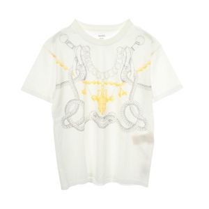 【중고】 Hermes 에르메스 반팔 티셔츠/커트소 팔프로와 리믹스 5H4639DX 코튼 티셔츠/커트소 팔프로와 리믹스 여성용 미사용