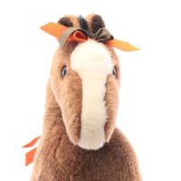 【二手】愛馬仕 Hermy PMブラウン絨面革女士包