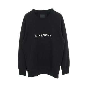 [중고] GIVENCHY 스웨트 로고 프린트 코튼 트레이너 남성용 Used A
