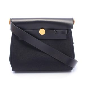 【二手】Hermes 爱马仕 单肩包/斜挎包 Herbag Zip Mini 黑色 其他 Herbag Zip Mini 黑色 女士 未使用