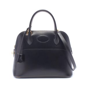 【二手】Hermes 爱马仕 Bolide 31 2WAY 手提包 黑色 小牛皮 女士 Used B
