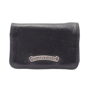 【二手】Chrome Hearts克罗心 CARD CASE 2 SCROLL LABEL 卡夹/卡包 男士 B级