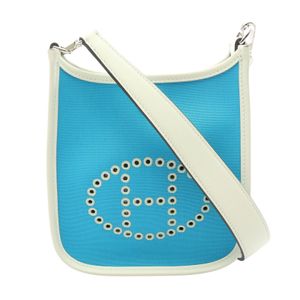 【二手】Hermes 爱马仕 Neo Evelyne TPM 单肩包/斜挎包 Bleu Azur/Menthe/Vert