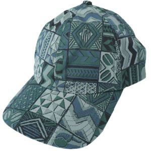 STARBUCKS STAND by BEAMS 26SS 店铺限定 KENYA 全幅印花棒球帽 11-41-2378-965 ONE SIZE GREEN 6片式帽饰(其他)【全新未使用】【中古】【STARBUCKS STAND by BEAMS】