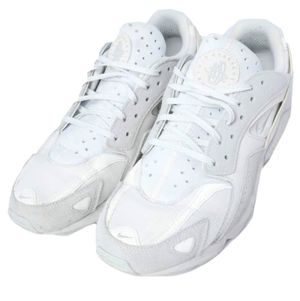 NIKE 耐克 AIR HUARACHE RUNNER DZ3306-100 US10(28cm) SUMMIT WHITE/WHITE-PURE PLATINUM/METALLIC SILVER 运动鞋【二手】【NIKE 耐克】