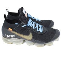 NIKE x OFF WHITE 聯名款 THE 10 AIR VAPORMAX FKmax(AA3831-002) US9 (27cm) 黑色/透明-亮橙色。二手。 [NIKE × OFF WHITE]