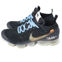 NIKE x OFF WHITE 聯名款 THE 10 AIR VAPORMAX FKmax(AA3831-002) US9 (27cm) 黑色/透明-亮橙色。二手。 [NIKE × OFF WHITE]