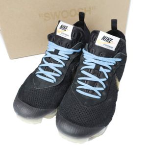 NIKE 耐克 x OFF WHITE 联名款 THE 10 AIR VAPORMAX FK 运动鞋 AA3831-002 US9(27cm) BLACK/CLEAR-TOTAL ORANGE【二手】【NIKE × OFF WHITE】