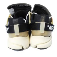 NIKE x OFF WHITE 聯名款 THE 10 AIR PRESTO AA3830-001 US9 (27cm) 黑色/黑色-棉布色運動鞋/鞋 [二手] [NIKE × OFF WHITE]