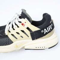 NIKE x OFF WHITE 聯名款 THE 10 AIR PRESTO AA3830-001 US9 (27cm) 黑色/黑色-棉布色運動鞋/鞋 [二手] [NIKE × OFF WHITE]