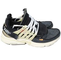 NIKE x OFF WHITE 聯名款 THE 10 AIR PRESTO AA3830-001 US9 (27cm) 黑色/黑色-棉布色運動鞋/鞋 [二手] [NIKE × OFF WHITE]