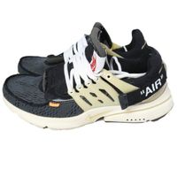 NIKE x OFF WHITE 聯名款 THE 10 AIR PRESTO AA3830-001 US9 (27cm) 黑色/黑色-棉布色運動鞋/鞋 [二手] [NIKE × OFF WHITE]