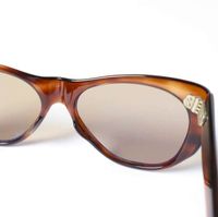 Frame France 60-70年代賽璐珞復古狐狸太陽眼鏡 棕色/棕色 SPEAKEASY Beams House 眼鏡 [二手] [Frame France]