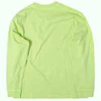 Acne Studios EXTORR STAMP L/S T-SHIRTS Mini Logo Print Long Sleeve T-Shirt BL0279 FN-MN-TSHI000354 M LIME GREEN Long Sleeve Top [Used] [Acne Studios]