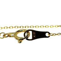 agete/ Agate Diamond 1P Bracelet K18 Gold 0.7g 17cm Women's [Used]