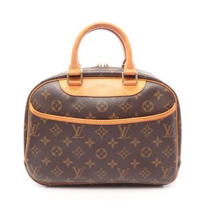 [Used] Louis LOUIS VUITTON Trouville Monogram Handbag M42228 PVC Coated Canvas Leather Trouville Women's Used B