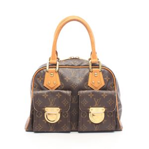 [Used] Louis LOUIS VUITTON Manhattan PM handbag, Monogram M40026, PVC coated canvas and leather, women's, Used B