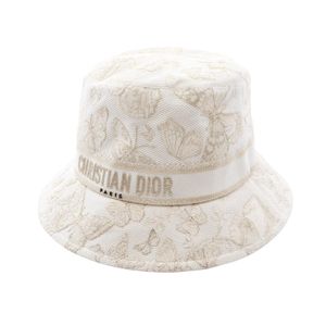 【二手】Dior 帽子D淨化草本- Bobby Bob 蝴蝶結漁夫帽 棉質D淨化草本- BOBBY 漁夫帽 女士 二手 A