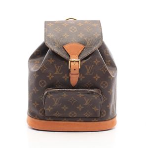 [Used] Louis LOUIS VUITTON Montsouris MM Backpack, Monogram M51136, PVC Coated Canvas, Leather, Women's, Used B