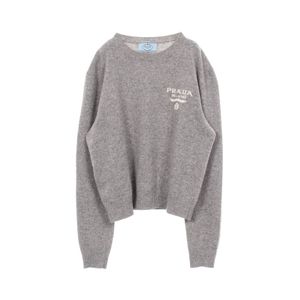 [중고] Prada PRADA 니트/스웨터 인타샤 로고 울 캐시미어 니트 여성용 Used B