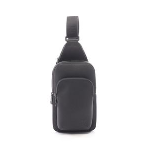 [Used] Louis Vuitton LOUIS VUITTON Waist Bag Body Bag Avenue Sling Bag LV Aerogram Noir M15255 Noir Leather Avenue Sling Bag PM