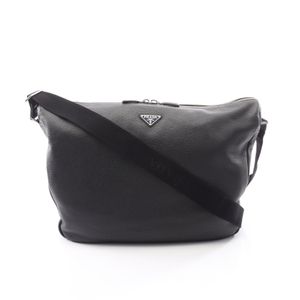[Used] Prada PRADA Shoulder Bag VIT.DAINO 2VH185 Black Leather Shoulder Bag Men's Unused