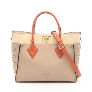 [Used] Louis Vuitton LOUIS VUITTON Handbag On My Side Monogram Tuftage Galet 2WAY M53825 Galet Leather On My Side MM Women's Used A