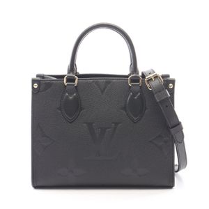 [Used] Louis Vuitton LOUIS VUITTON Handbag OnTheGo PM Monogram Empreinte Noir 2WAY M45653 Noir Leather OnTheGo PM Women's Used A