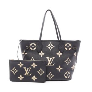 [Used] Louis LOUIS VUITTON Neverfull MM Monogram Empreinte Tote Bag M58907 Black/Beige Leather Neverfull MM Women's Used B